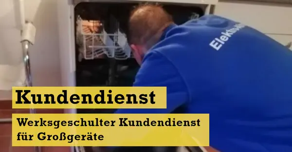 Werksgeschulter Kundendienst für Großgeräte